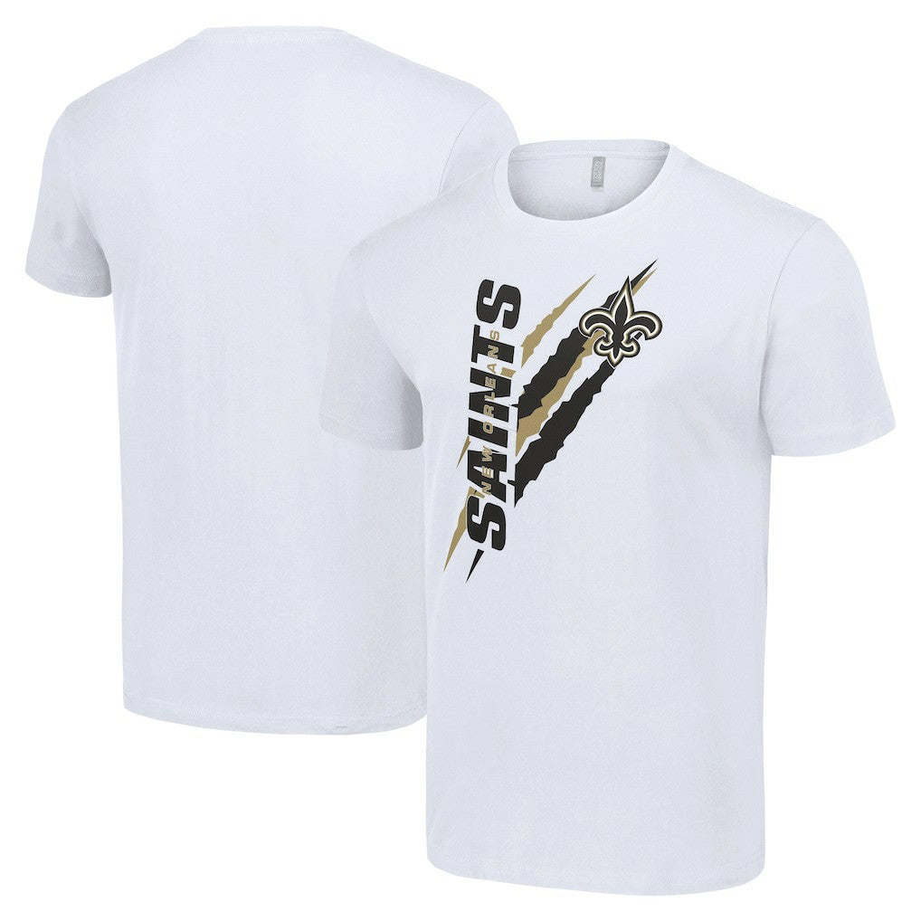 New Orleans Saints Starter Color Scratch T-Shirt - White T-shirts