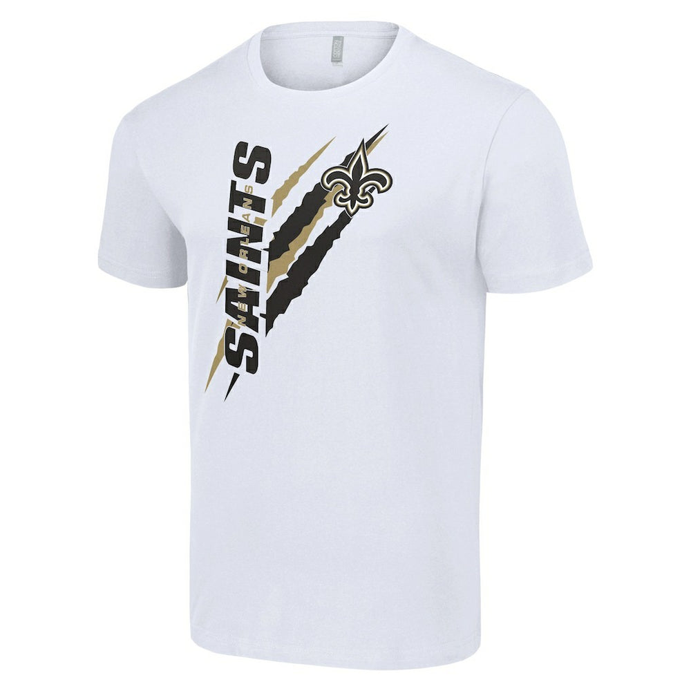 New Orleans Saints Starter Color Scratch T-Shirt - White T-shirts