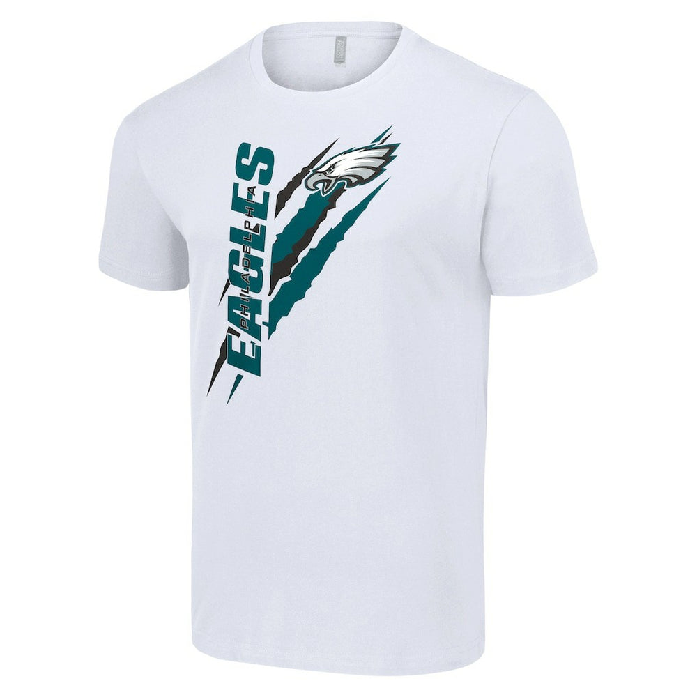 Philadelphia Eagles Starter Color Scratch T-Shirt - White T-shirts