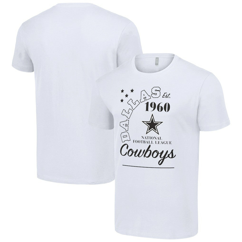 Dallas Cowboys Starter City Arch Team T-Shirt - White T-shirts