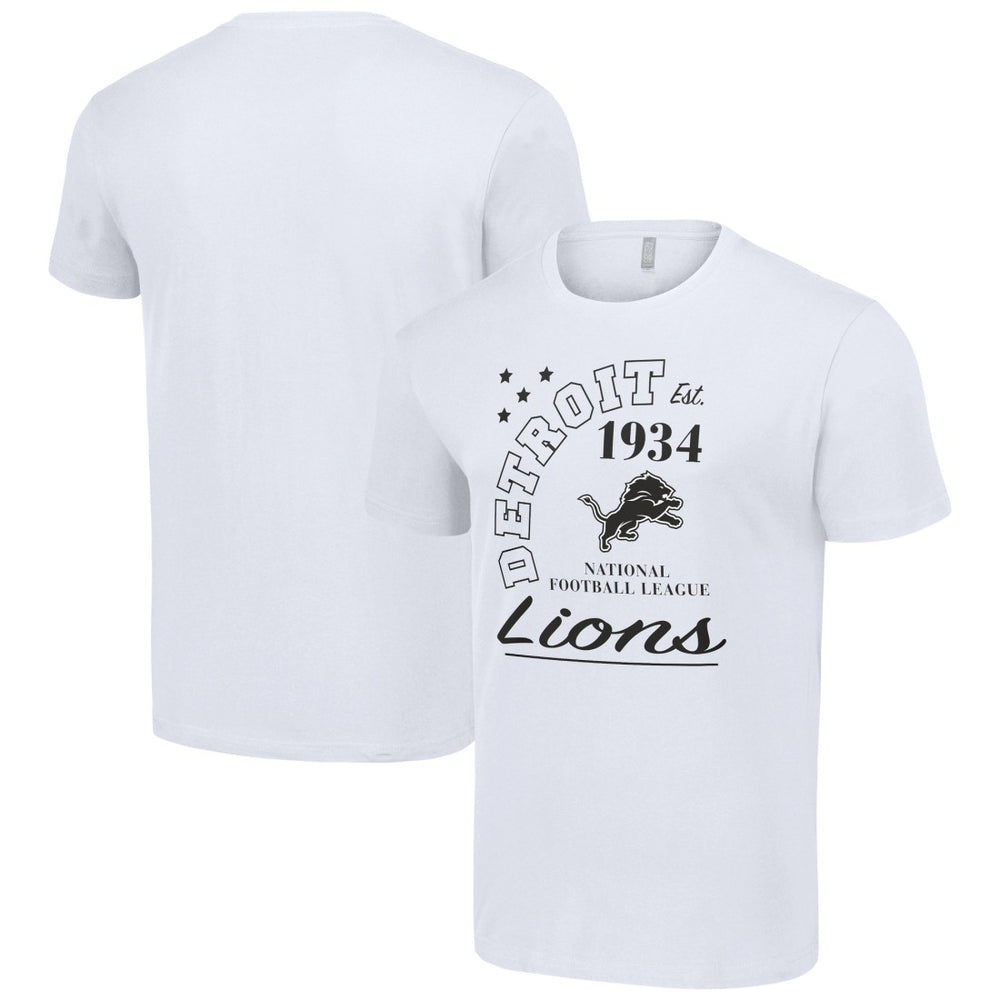 Detroit Lions Starter City Arch Team T-Shirt - White T-shirts