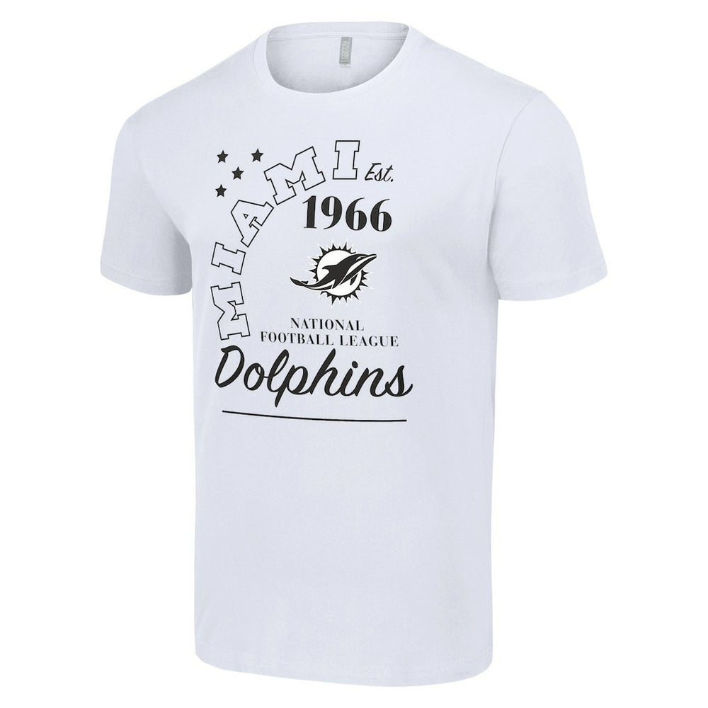 Miami Dolphins Starter City Arch Team T-Shirt - White T-shirts