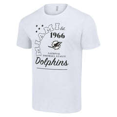 Miami Dolphins Starter City Arch Team T-Shirt - White T-shirts