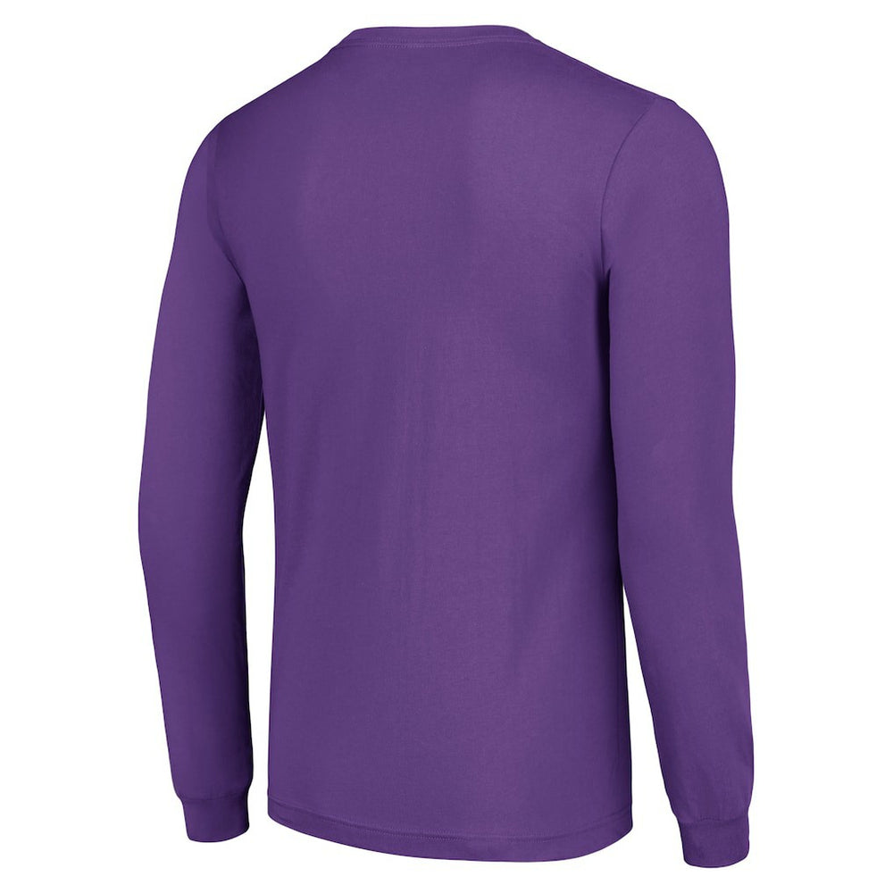 Minnesota Vikings Starter Half Ball Team Long Sleeve T-Shirt - Purple T-shirts
