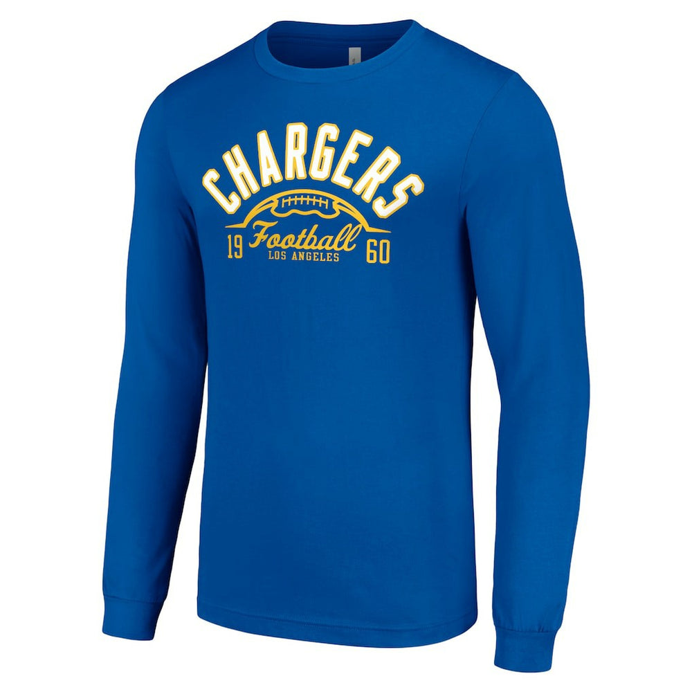 Los Angeles Chargers Starter Half Ball Team Long Sleeve T-Shirt - Royal T-shirts