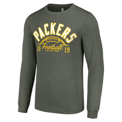 Green Bay Packers Starter Half Ball Team Long Sleeve T-Shirt - Green T-shirts