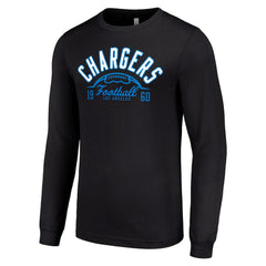 Los Angeles Chargers Starter Half Ball Team Long Sleeve T-Shirt - Black T-shirts