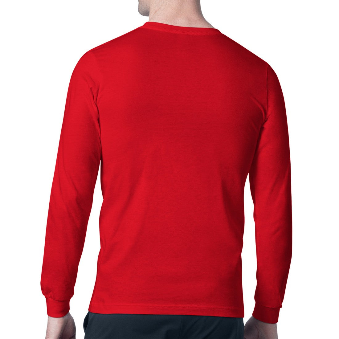 Houston Texans Starter Color Scratch Long Sleeve T-Shirt - Red T-shirts