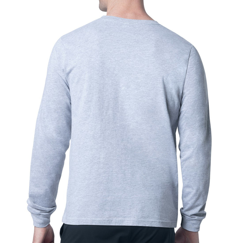 Houston Texans Starter Color Scratch Long Sleeve T-Shirt - Heather Gray T-shirts