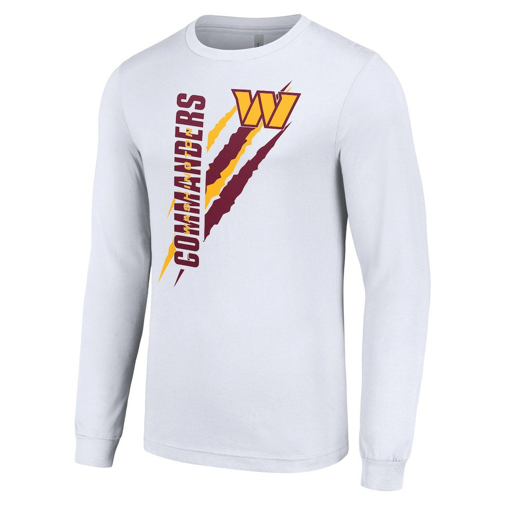 Washington Commanders Starter Color Scratch Long Sleeve T-Shirt - White T-shirts