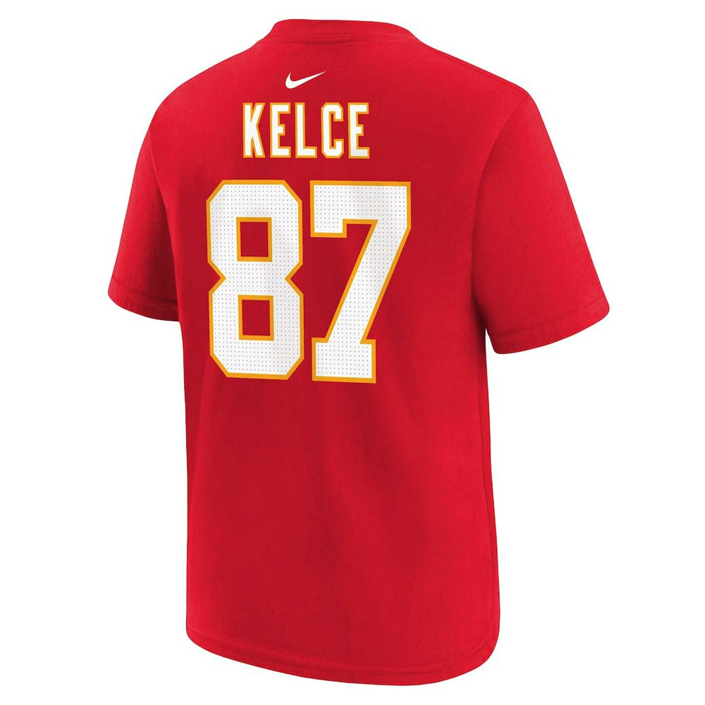 Travis Kelce Kansas City Chiefs Preschool Player Name & Number T-Shirt - Red T-shirts