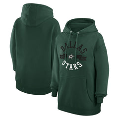 Dallas Stars G-III 4Her by Carl Banks Women's City Graphic Fleece Pullover Hoodie - Green | US 200592867
