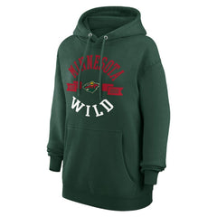 Minnesota Wild G-III 4Her by Carl Banks Women's City Graphic Fleece Pullover Hoodie - Green | US 200592868