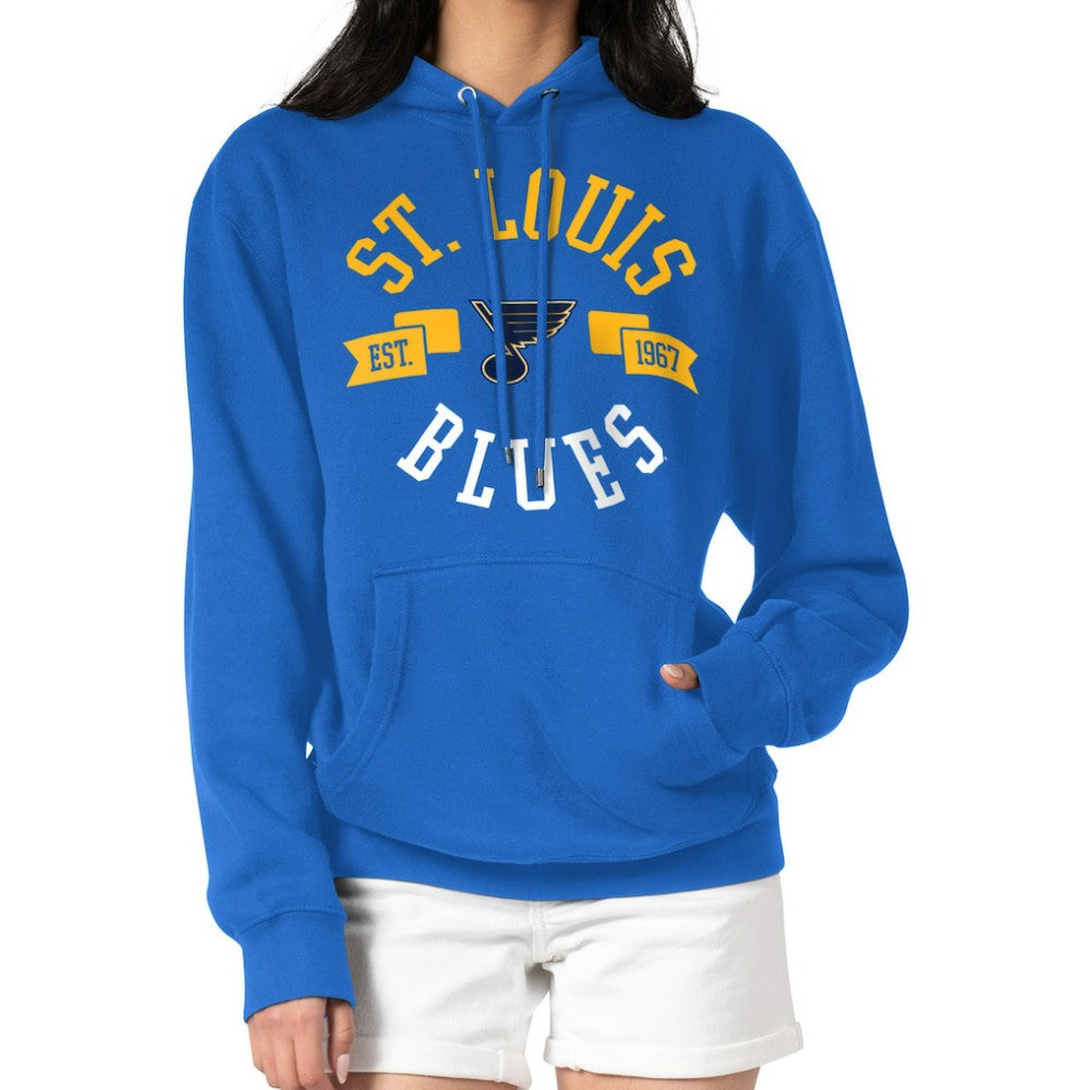 St. Louis Blues G-III 4Her by Carl Banks Women's City Graphic Fleece Pullover Hoodie - Blue | US 200592873