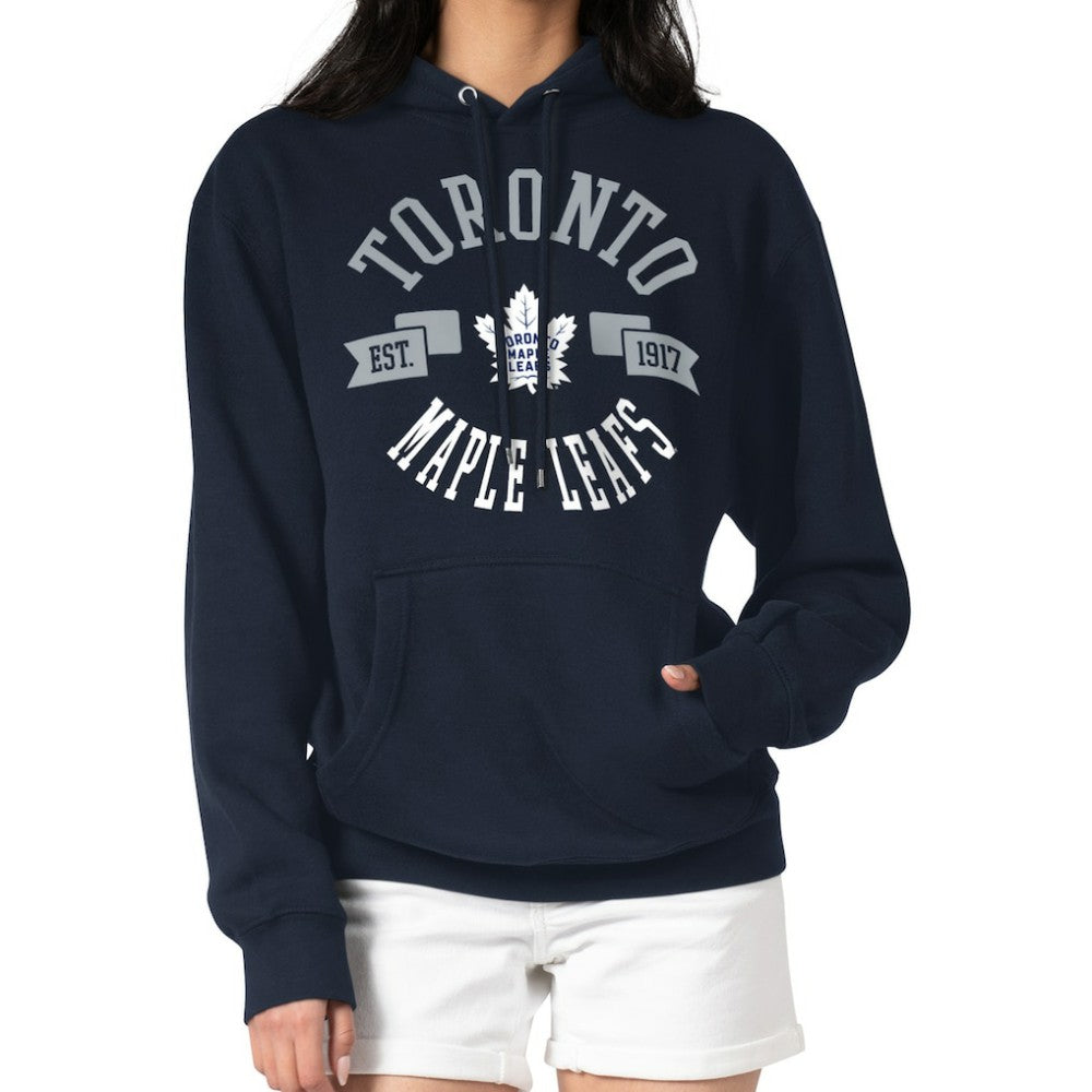 Toronto Maple Leafs G-III 4Her by Carl Banks Women's City Graphic Fleece Pullover Hoodie - Navy | US 200592890