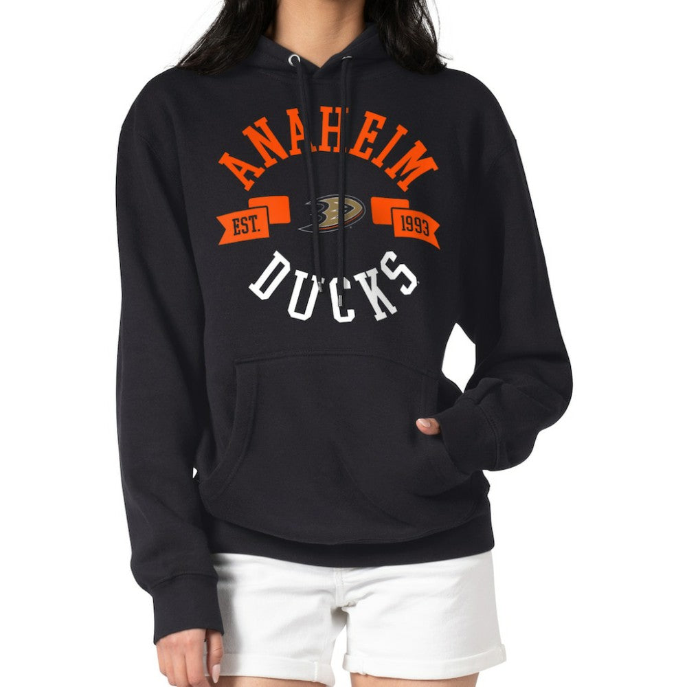 Anaheim Ducks G-III 4Her by Carl Banks Women's City Graphic Fleece Pullover Hoodie - Black | US 200592902