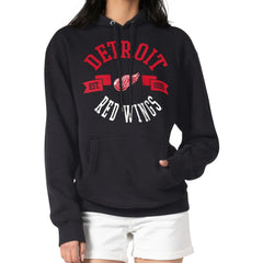 Detroit Red Wings G-III 4Her by Carl Banks Women's City Graphic Fleece Pullover Hoodie - Black | US 200592914