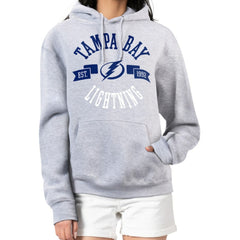 Tampa Bay Lightning G-III 4Her by Carl Banks Women's City Graphic Fleece Pullover Hoodie - Heather Gray | US 200592937