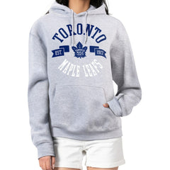 Toronto Maple Leafs G-III 4Her by Carl Banks Women's City Graphic Fleece Pullover Hoodie - Heather Gray | US 200592938