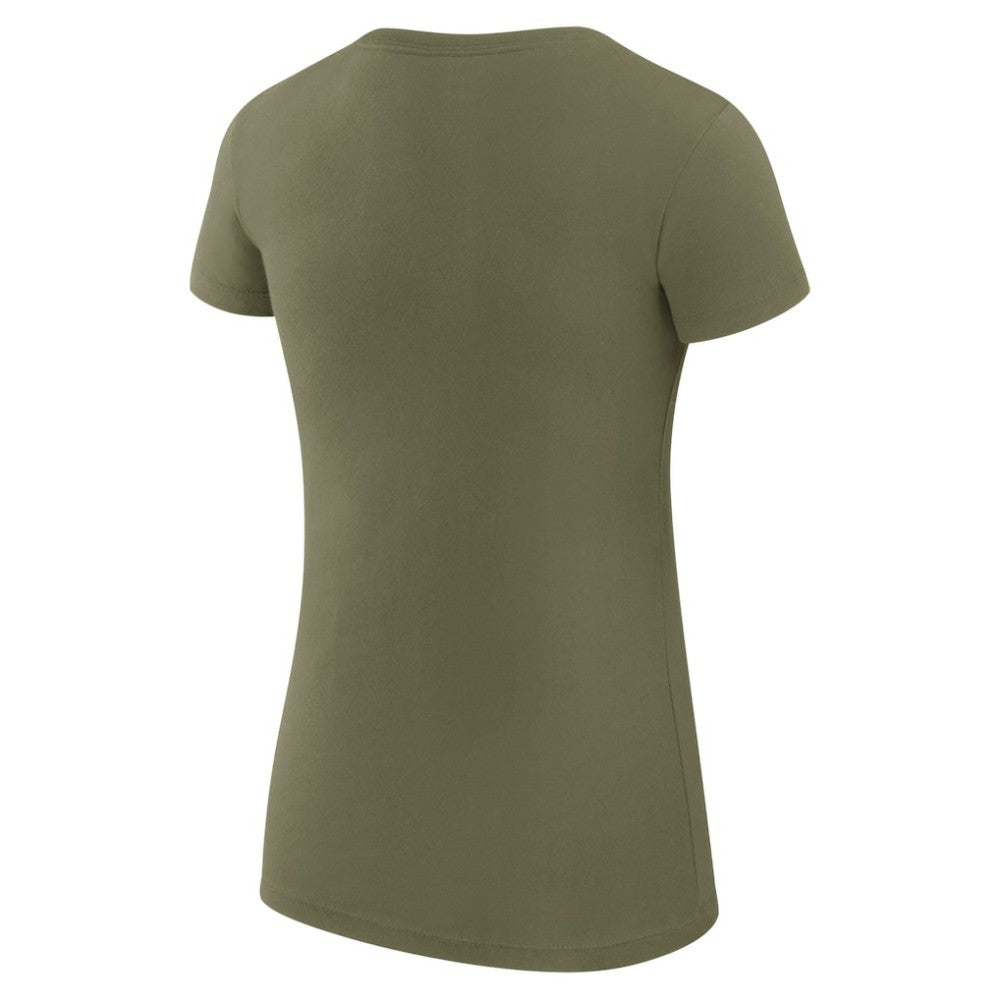 Dallas Stars G-III 4Her by Carl Banks Women's Super-Slim Fit Lightweight City Graphic Sport Crewneck T-Shirt - Green | US 200593001