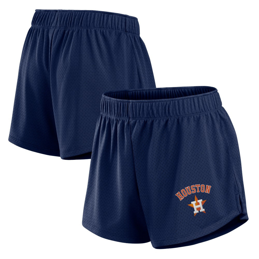 Houston Astros Fanatics Women's Mesh Shorts - Navy Shorts