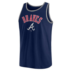 Atlanta Braves Fanatics Bet Tank Top - Navy Tanks