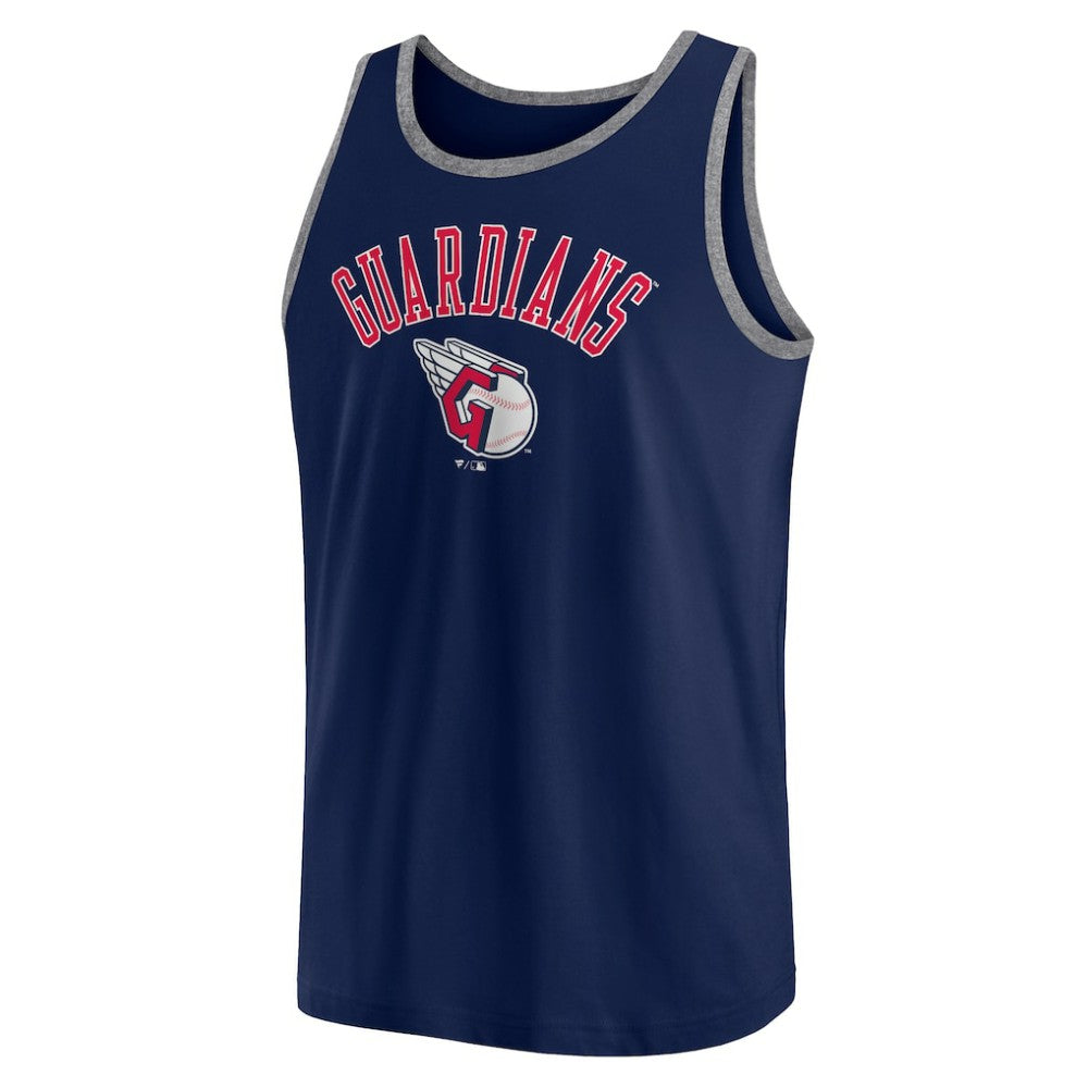 Cleveland Guardians Fanatics Bet Tank Top - Navy Tanks