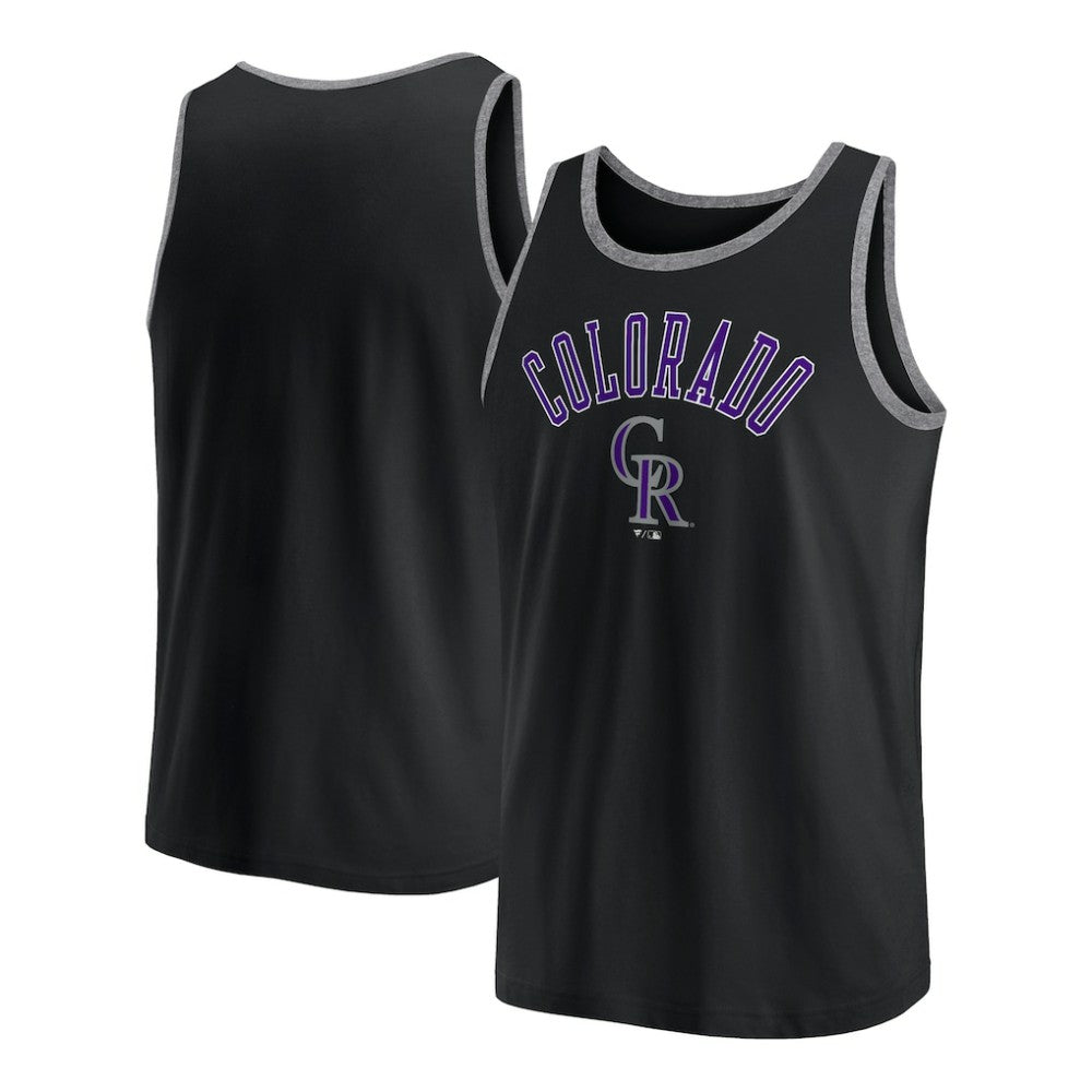 Colorado Rockies Fanatics Bet Tank Top - Black Tanks