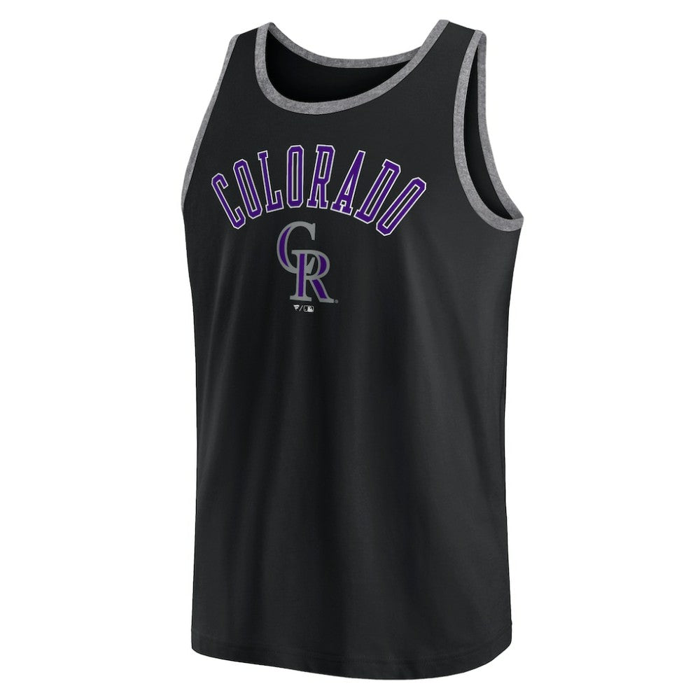 Colorado Rockies Fanatics Bet Tank Top - Black Tanks
