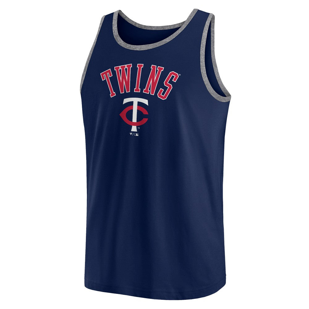 Minnesota Twins Fanatics Bet Tank Top - Navy Tanks