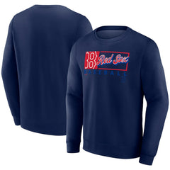 Boston Red Sox Fanatics Focus Fleece Pullover Sweatshirt - Navy Pullover