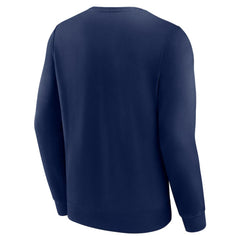 Detroit Tigers Fanatics Focus Fleece Pullover Sweatshirt - Navy Pullover