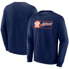Houston Astros Fanatics Focus Fleece Pullover Sweatshirt - Navy Pullover