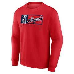 Los Angeles Angels Fanatics Focus Fleece Pullover Sweatshirt - Red Pullover