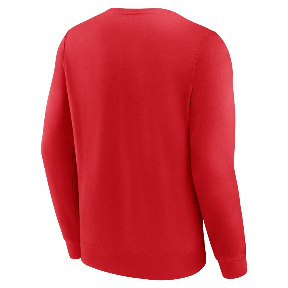 Los Angeles Angels Fanatics Focus Fleece Pullover Sweatshirt - Red Pullover