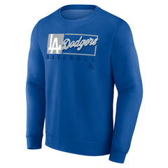 Los Angeles Dodgers Fanatics Focus Fleece Pullover Sweatshirt - Royal Pullover