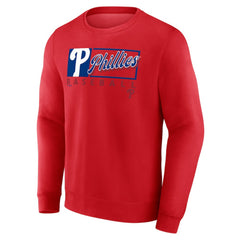 Philadelphia Phillies Fanatics Focus Fleece Pullover Sweatshirt - Red Pullover