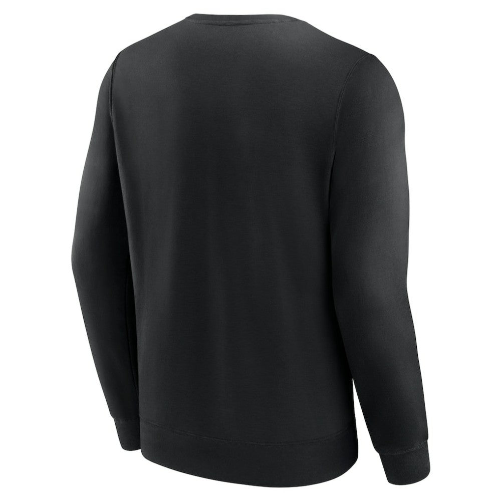 Pittsburgh Pirates Fanatics Focus Fleece Pullover Sweatshirt - Black Pullover