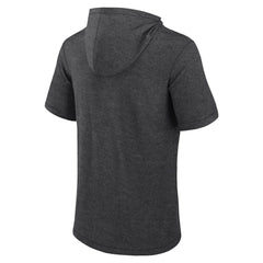 San Francisco Giants Fanatics Push Short Sleeve Pullover Hoodie - Heather Charcoal Hoodies