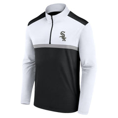 Chicago White Sox Fanatics Unstoppable Quarter-Zip Top - Black Tops