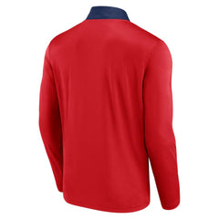 Los Angeles Angels Fanatics Unstoppable Quarter-Zip Top - Red Tops