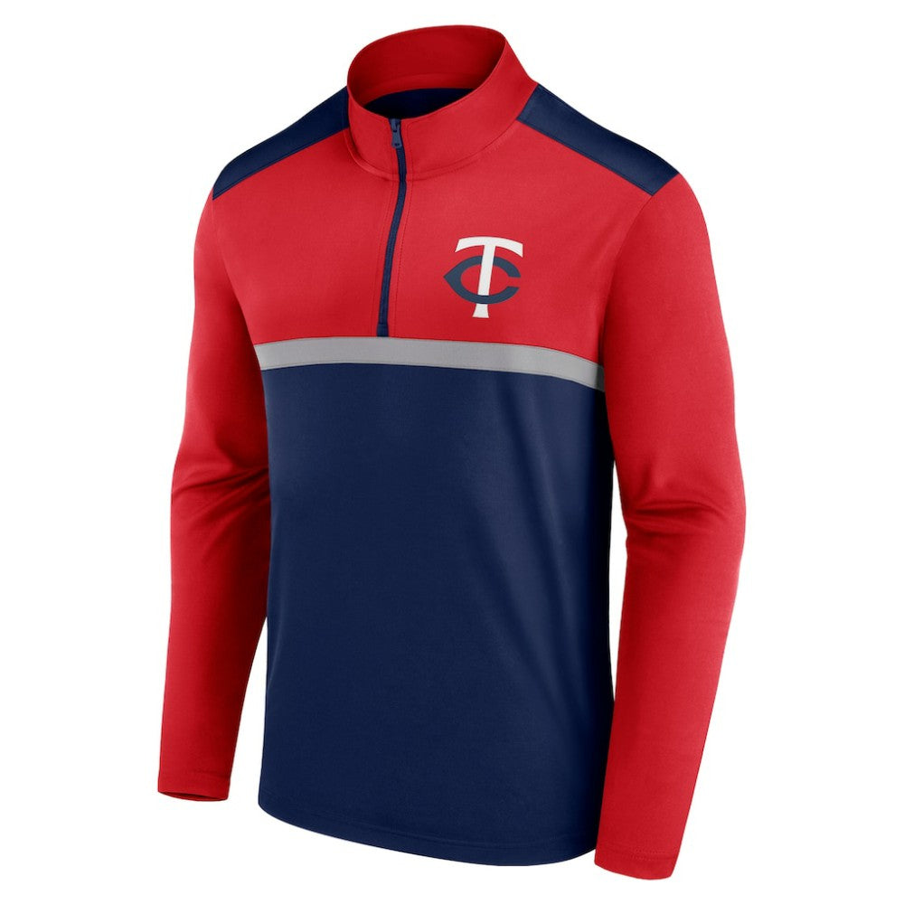 Minnesota Twins Fanatics Unstoppable Quarter-Zip Top - Navy Tops