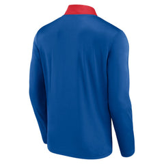 Texas Rangers Fanatics Unstoppable Quarter-Zip Top - Royal Tops