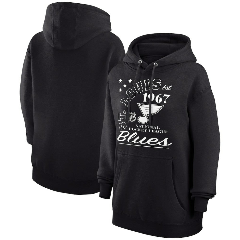 St. Louis Blues Starter Arch City Team Graphic Fleece Pullover Hoodie - Black | US 200594380
