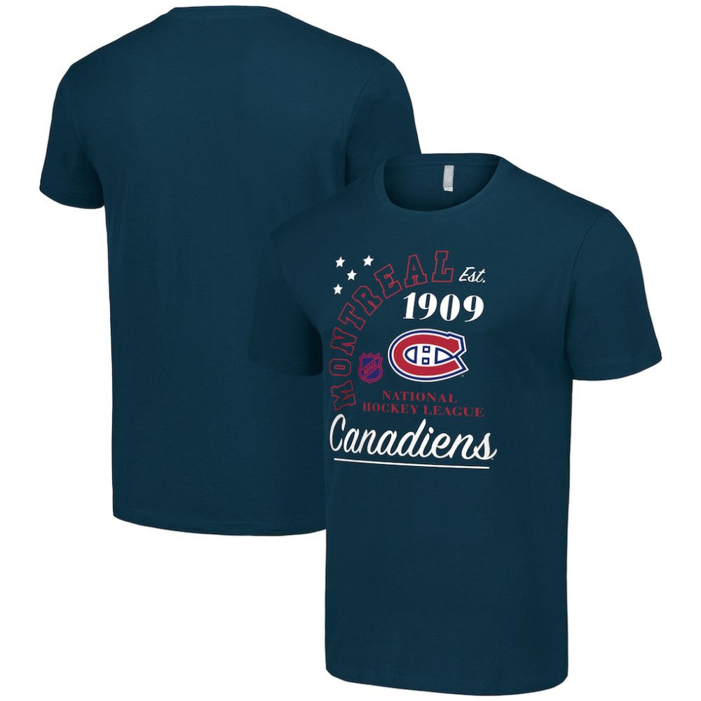 Montreal Canadiens Starter Arch City Team Graphic T-Shirt - Navy | US 200594514