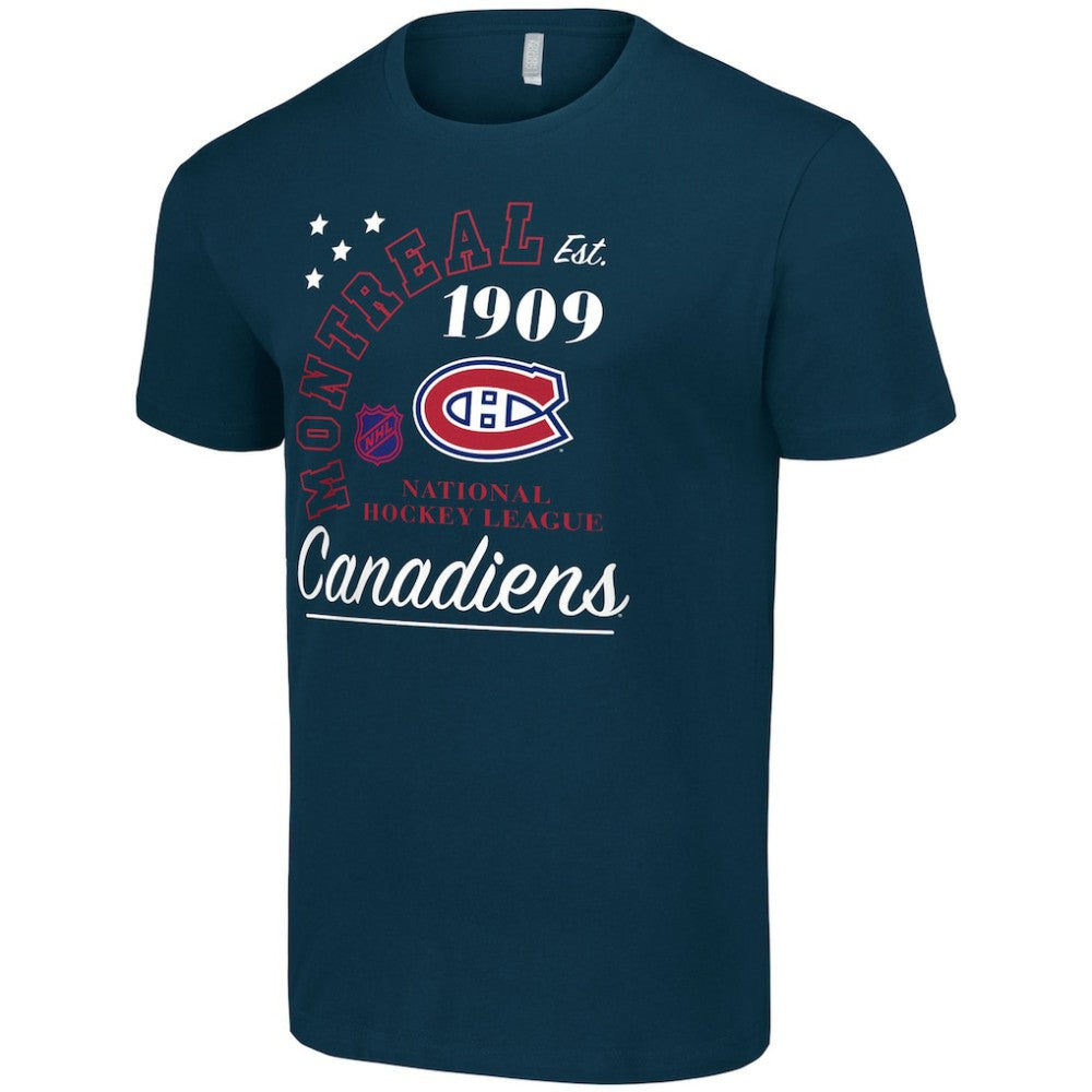 Montreal Canadiens Starter Arch City Team Graphic T-Shirt - Navy | US 200594514