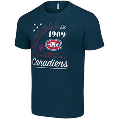 Montreal Canadiens Starter Arch City Team Graphic T-Shirt - Navy | US 200594514