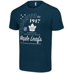 Toronto Maple Leafs Starter Arch City Team Graphic T-Shirt - Navy | US 200594518