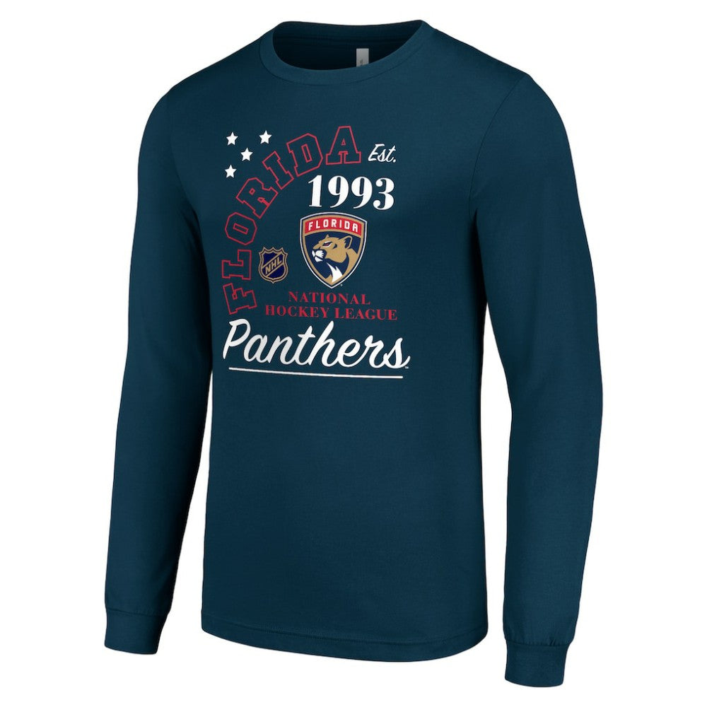 Florida Panthers Starter Arch City Theme Graphic Long Sleeve T-Shirt - Navy | US 200594603