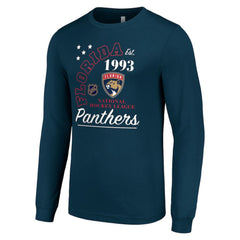 Florida Panthers Starter Arch City Theme Graphic Long Sleeve T-Shirt - Navy | US 200594603